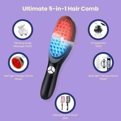 RevitaGrow™ | Ultimate 5-in-1 Hair Revive Comb